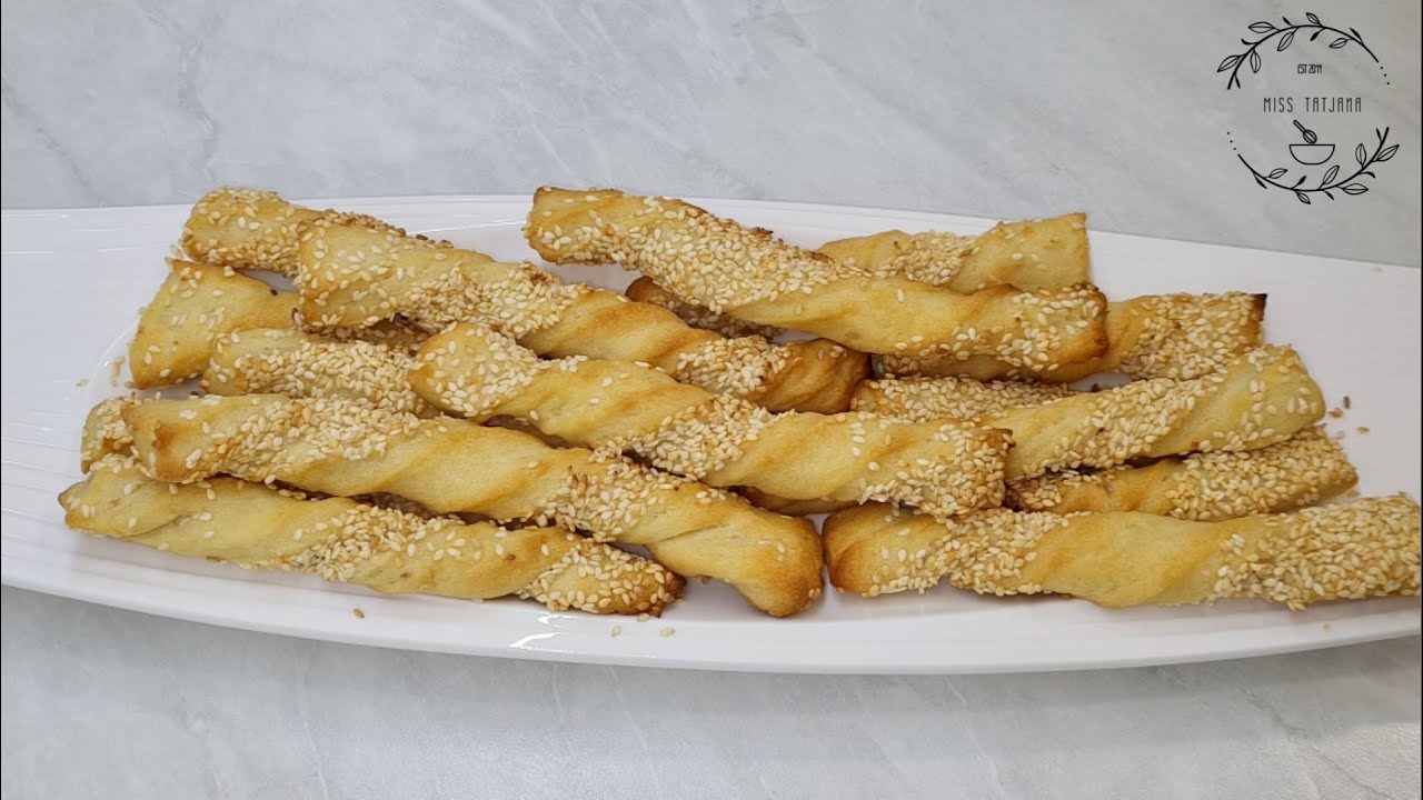 Posni &scaron;tapići sa pivom 🍺 Salt sticks with beer