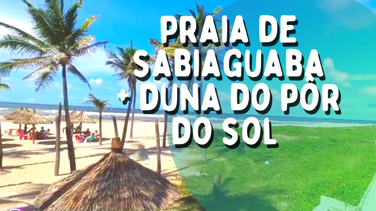 Praia Sabiaguaba Fortaleza. Só alegria e diversão.
