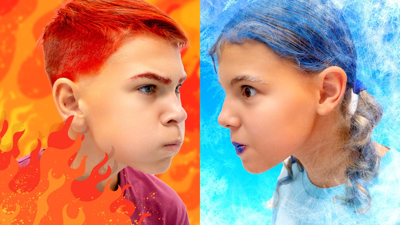 Πρόκληση Ζεστό vs Κρύο! 🔥❄️ Παιχνίδι με Μαγικό Κύβο