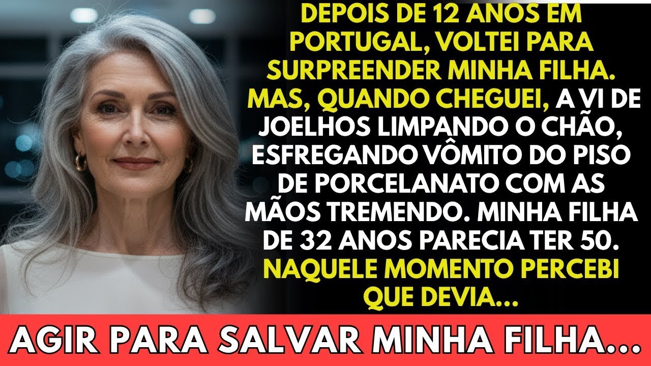 Ao voltar do exterior. Encontrei minha filha trabalhando  como EMPREGADA em seu próprio apartamento