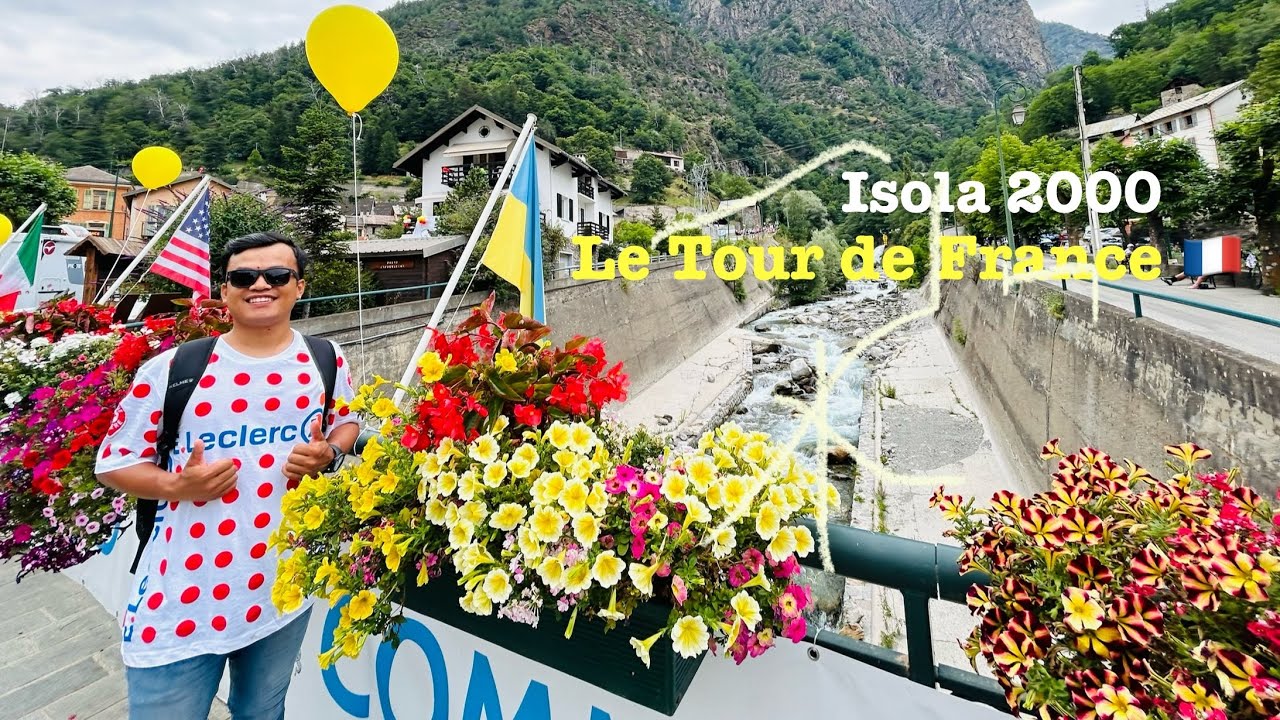 Le Tour de France 🇫🇷 Isola 2000 | Cycling in France | Isola Village