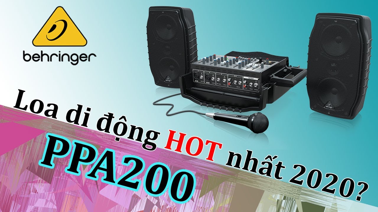 [HayAudio] Bộ âm thanh di động Behringer PPA200 của ĐỨC giá chỉ 8,3tr thực sự rất đáng để sở hữu.