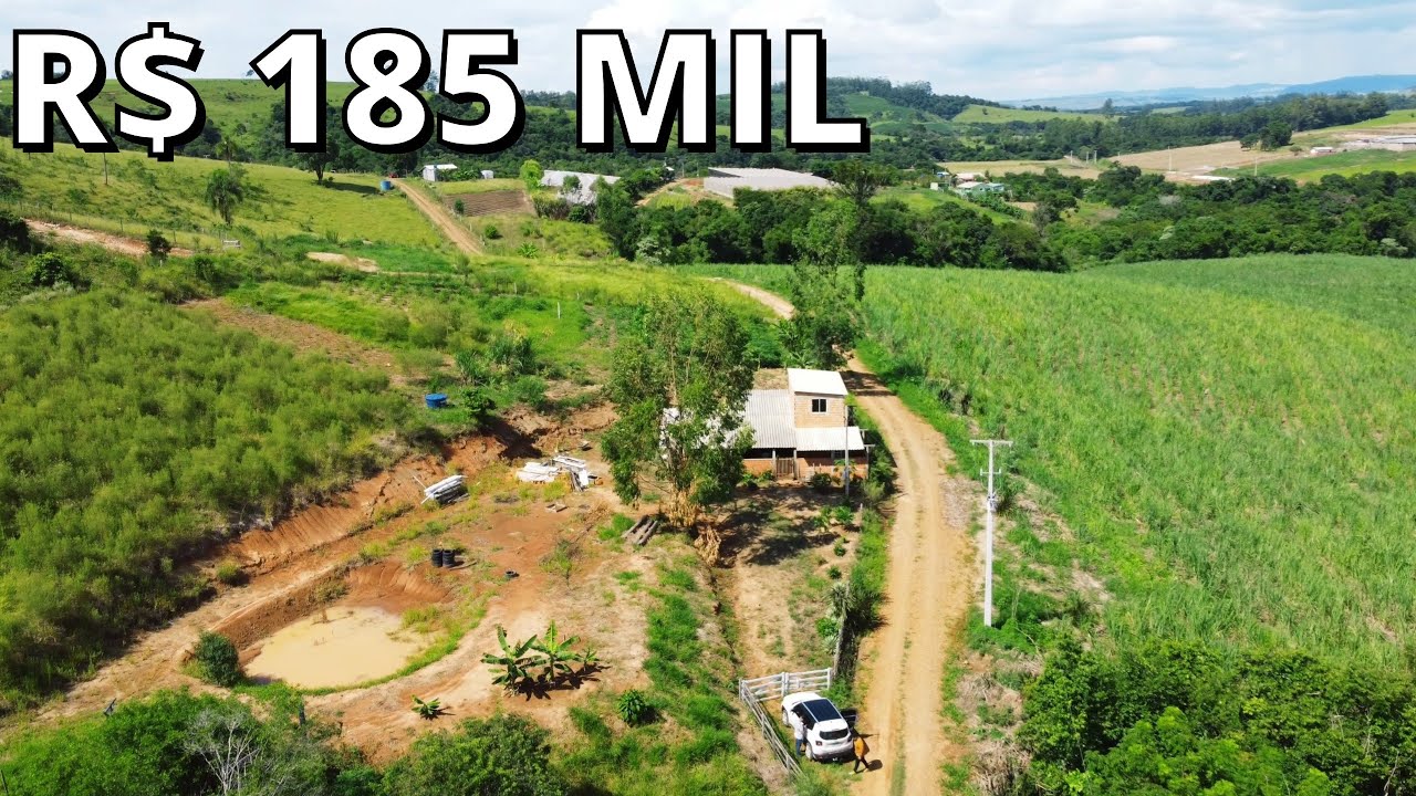 CHÁCARA RANCHO DO AMILTON COM ÁGUA E ROÇA R$ 185 MIL 