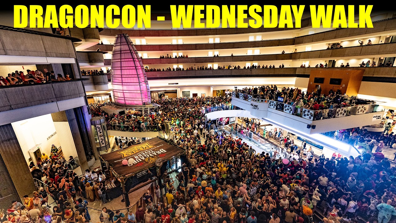 DragonCon 2026 - Wednesday Walk around - 45 mins walking around and chilling Countdown to midnight