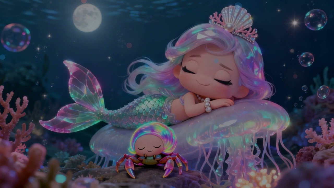 Trending 2026 Mermaid & Hermit Crab Moon Cove | Sleep in Minutes