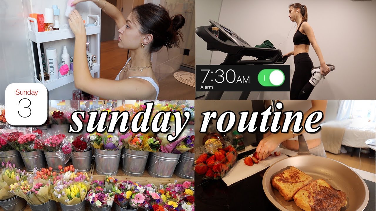 PRODUCTIVE SUNDAY RESET VLOG // organizing, grocery shopping, & deep cleaning