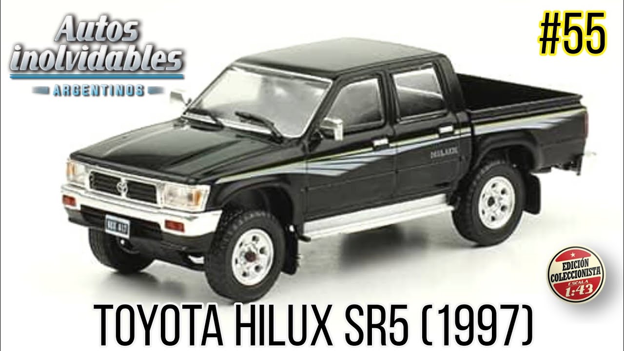 #55 Toyota Hilux SR5 (1997) 1/43 - Autos Inolvidables Argentinos