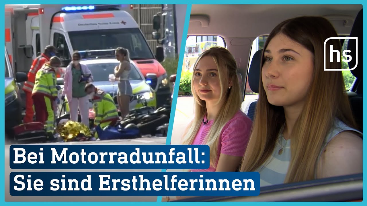 Erste Hilfe: 19-Jährige retten Unfallopfer | hessenschau
