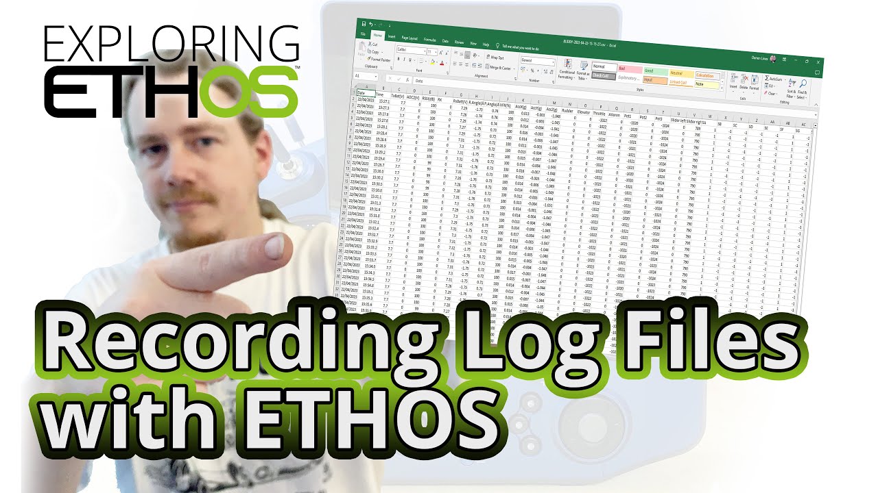 How to record log files with ETHOS