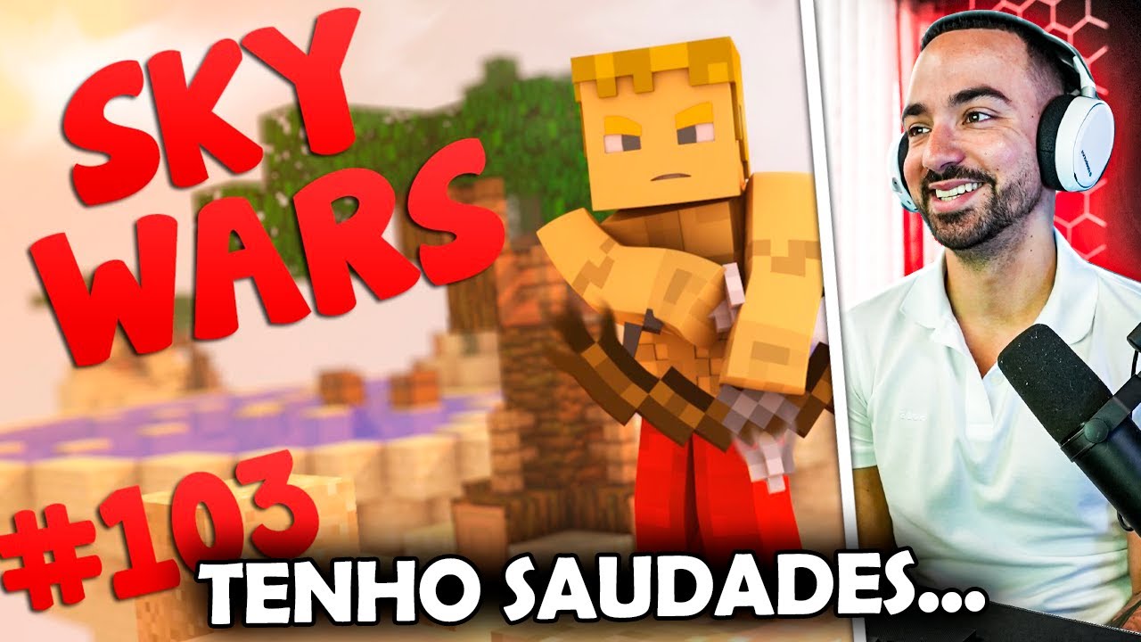 Tiagovski reage a ' Minecraft Sky War's #103 SKY WAR'S MAIS RÁPIDO NO CUBE ! ÉPICO ! '