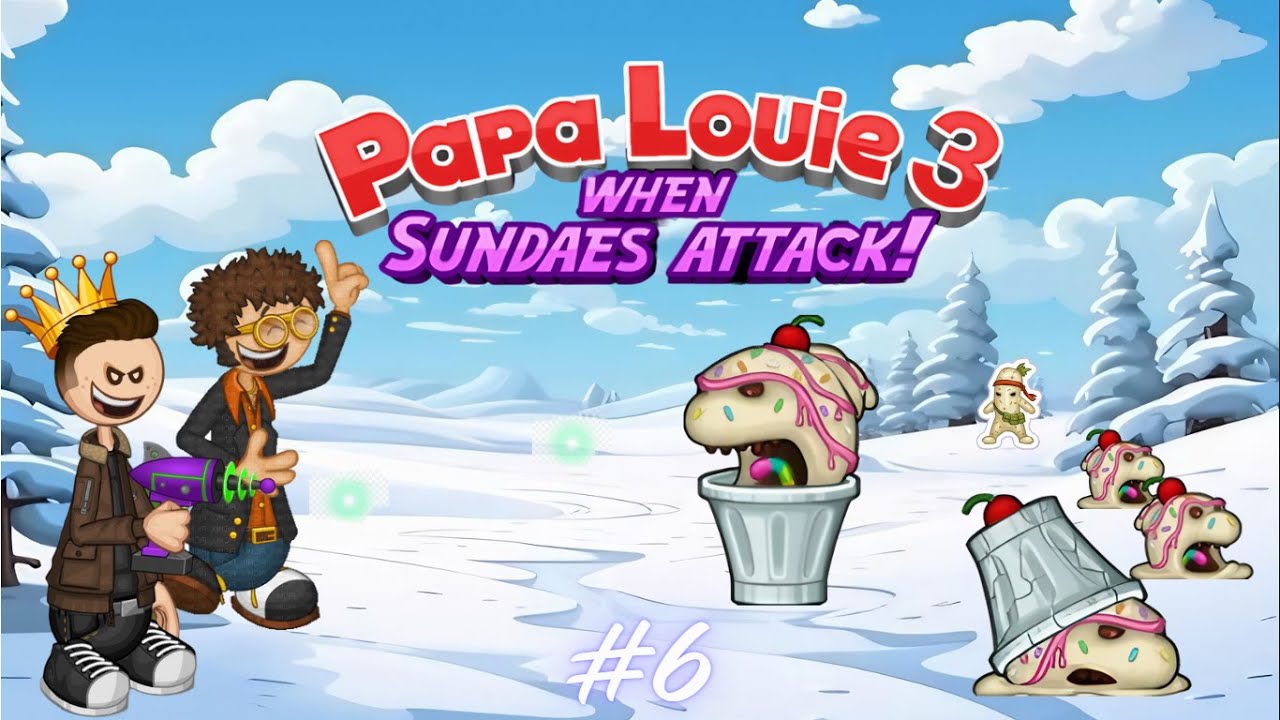 Defeating baddies with Timm!! Papa Louie 3 When Sundaes Attack #6 (2024)