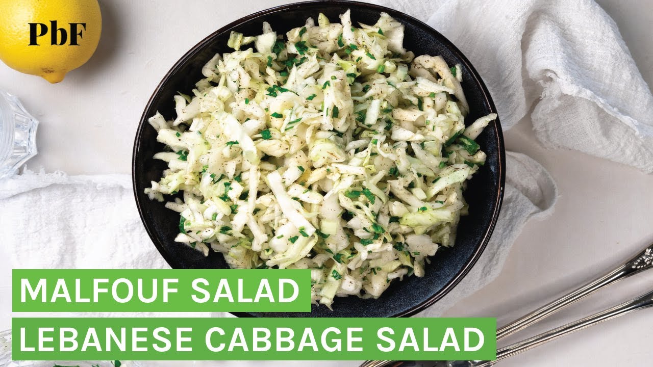 Malfouf Salad (Lebanese Cabbage Salad)