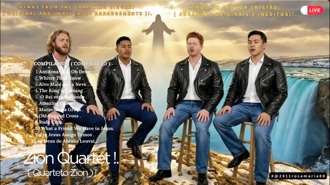 Hinos Antigos do Cantor Cristão com Arranjos Inéditos | Com o Quarteto Zion - Virtual Gospel Singers