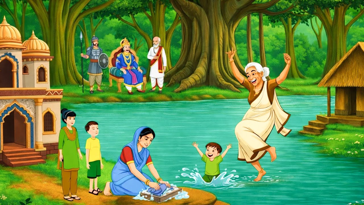 नदी किनारे मिली बच्ची का सच | Hindi Story | cartoon | Hindi kahani | moral story | maa ki mamta