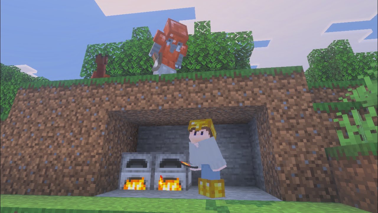 Minecraft Speedrunner VS 1 Hunter BEDROCK