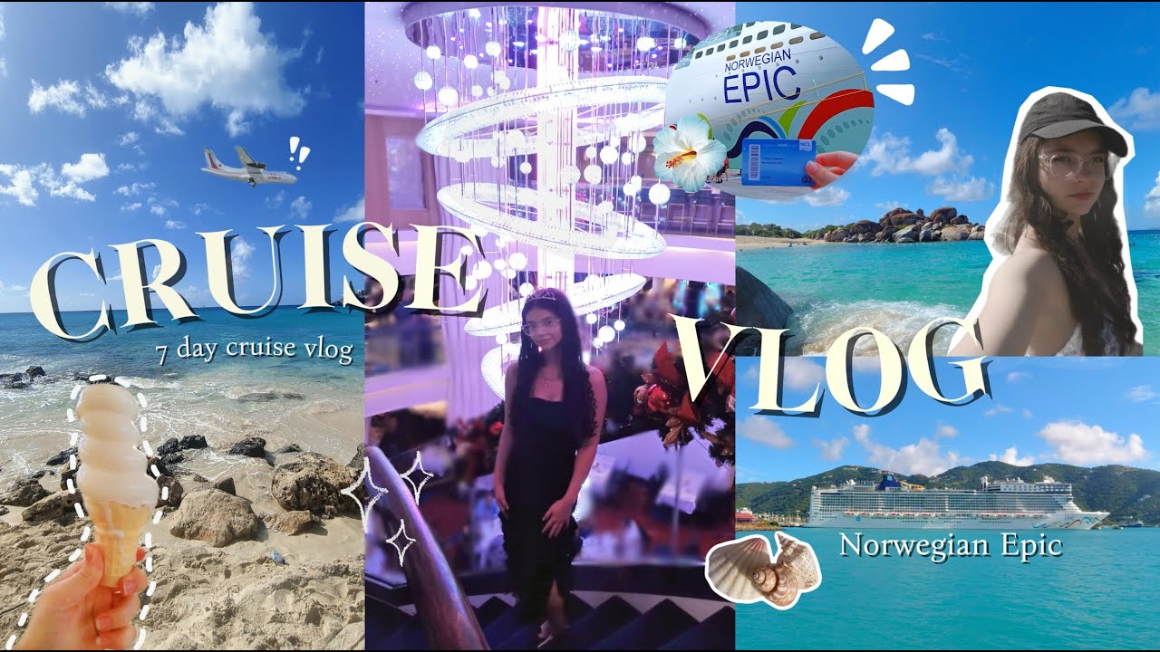 Cruise Vlog | 7 DAY EASTERN CARIBBEAN CRUISE | Norwegian Epic, beach day, exploring |LayrasCreations