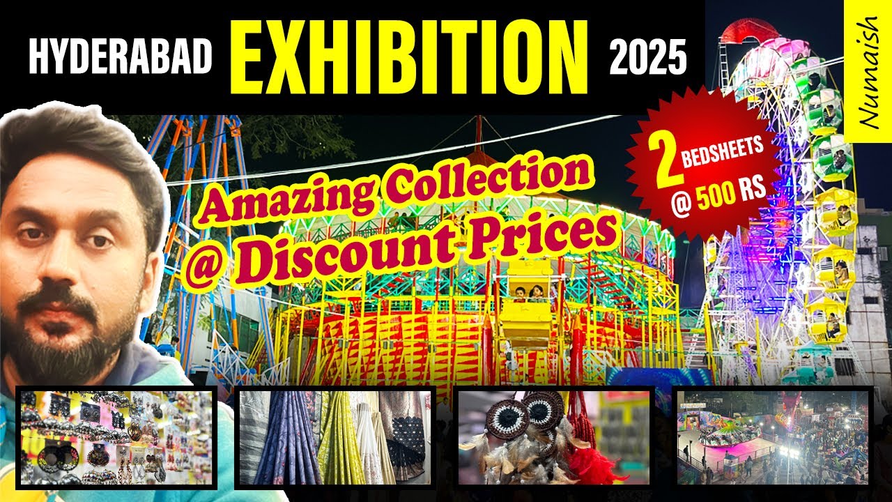 Hyderabad Exhibition 2025 | Numaish | Complete Tour🛍️#numaish #exhibition #hyderabad #shopping #vlog