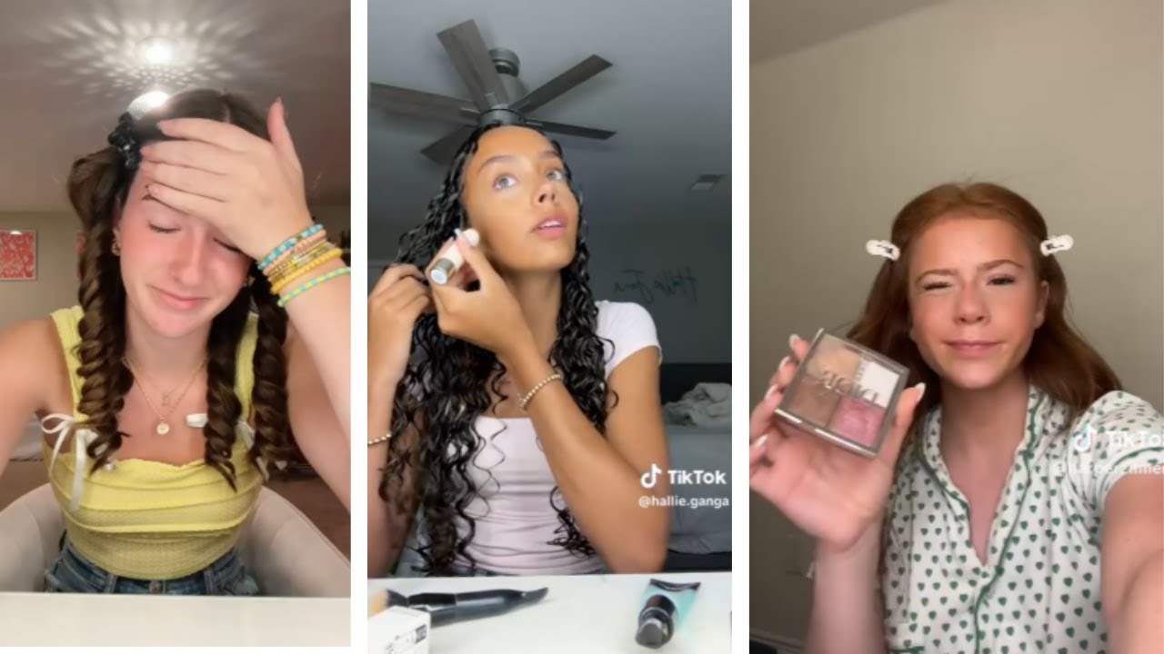 GRWM FIRST DAY OF SCHOOL! 𝜗𝜚⋆₊˚ | first day of school tiktok compilation