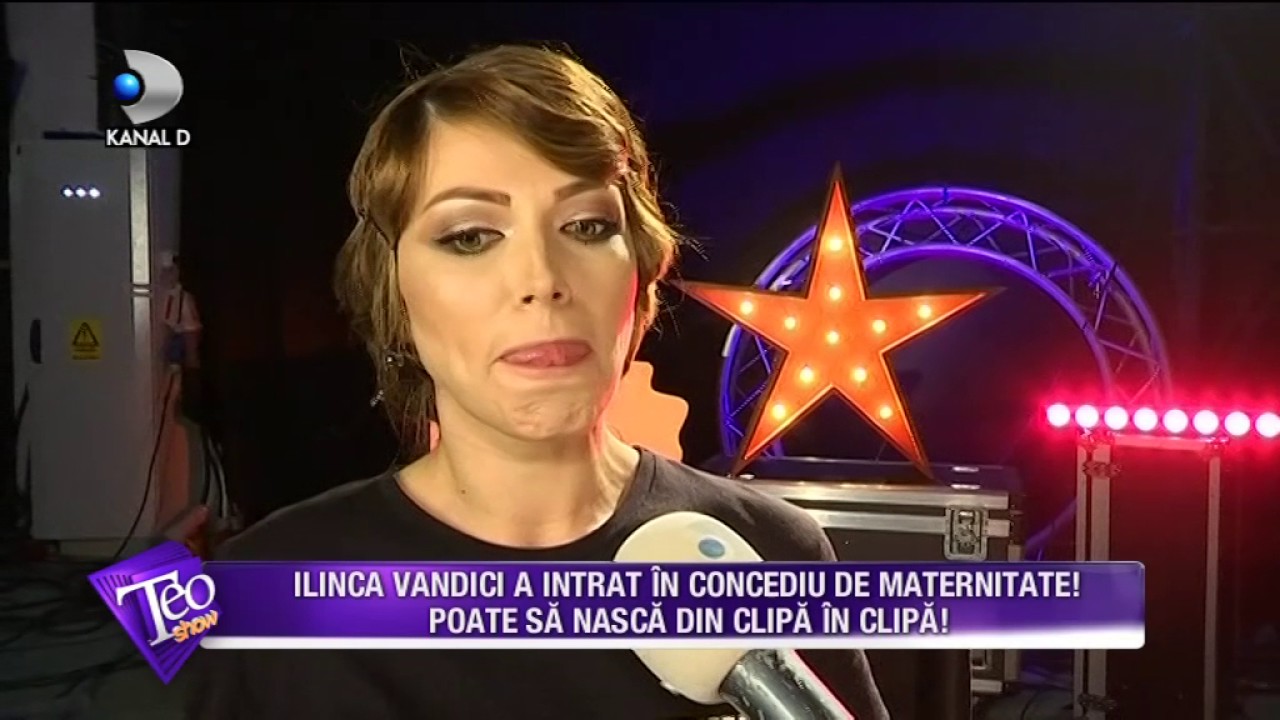 Teo Show (16.06.) - Ilinca a intrat in concediu de maternitate! Poate sa nasca din clipa in clipa