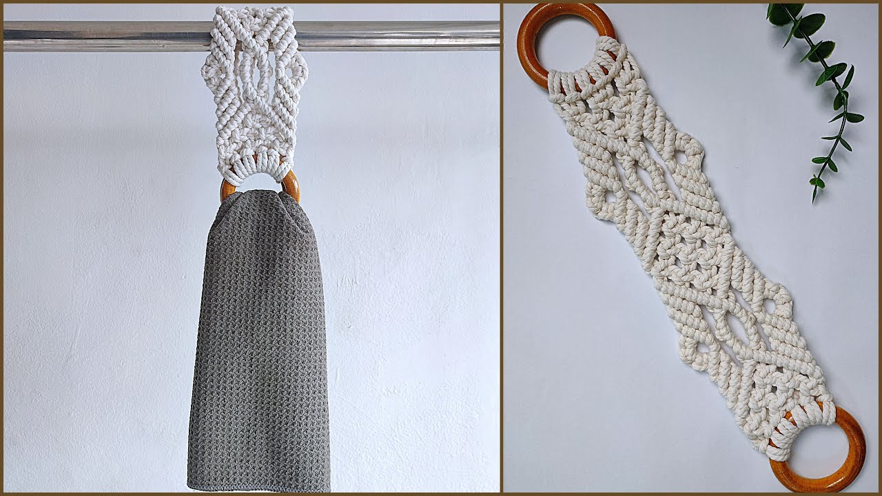 DIY Macrame Towel Holder | Macrame Tutorial