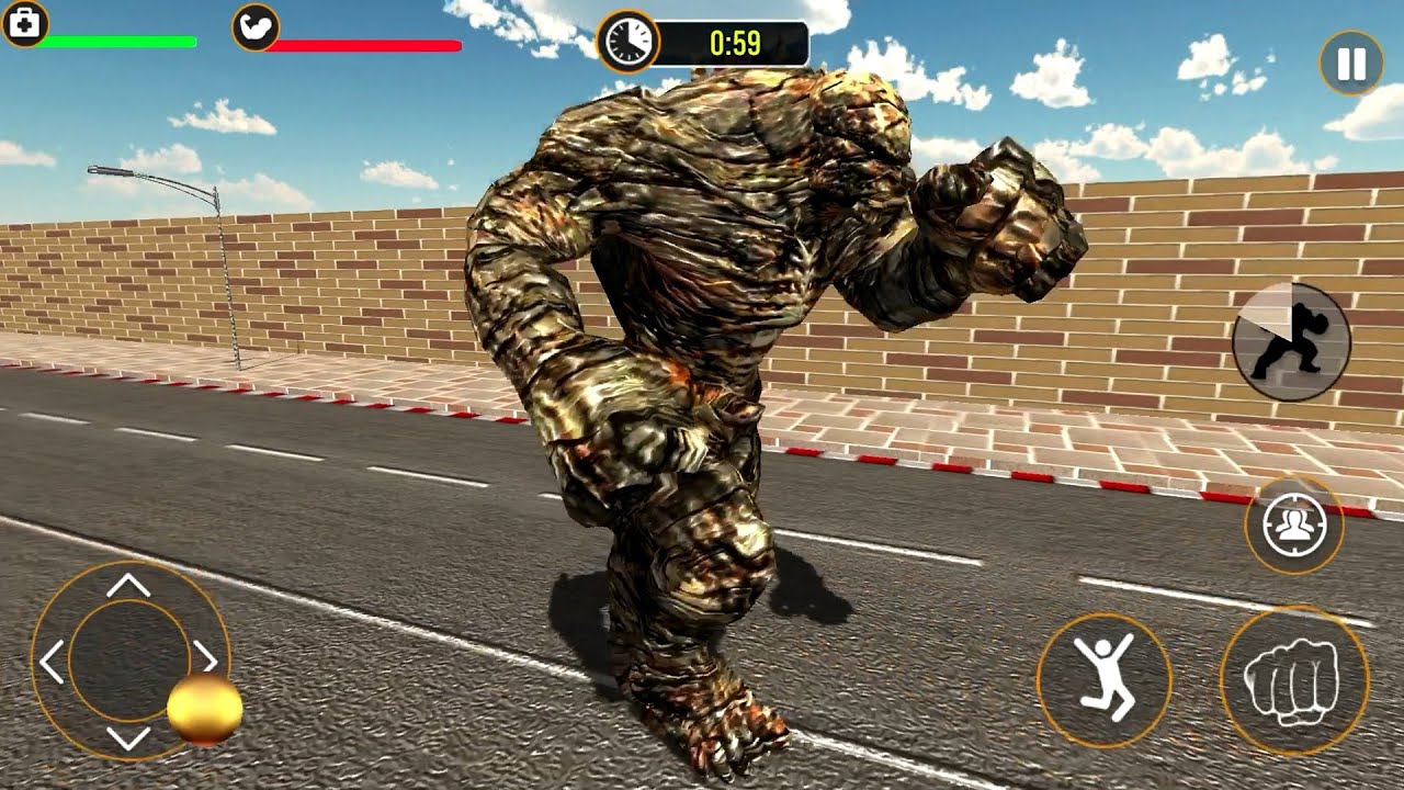 Stone Giant Simulator - Stone Giant fighting games - Android GamePlay