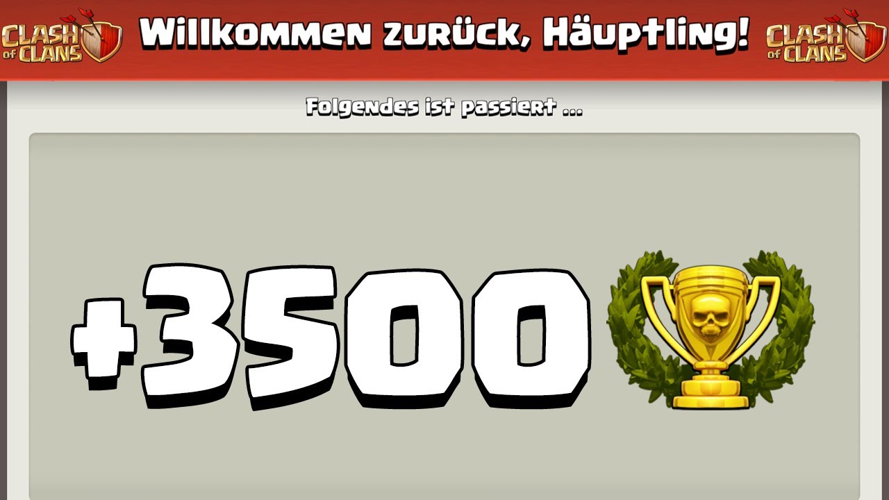 SO SCHNELL GEWINNT MAN POKALE! 😍💪 Clash of Clans * CoC [deutsch/german]