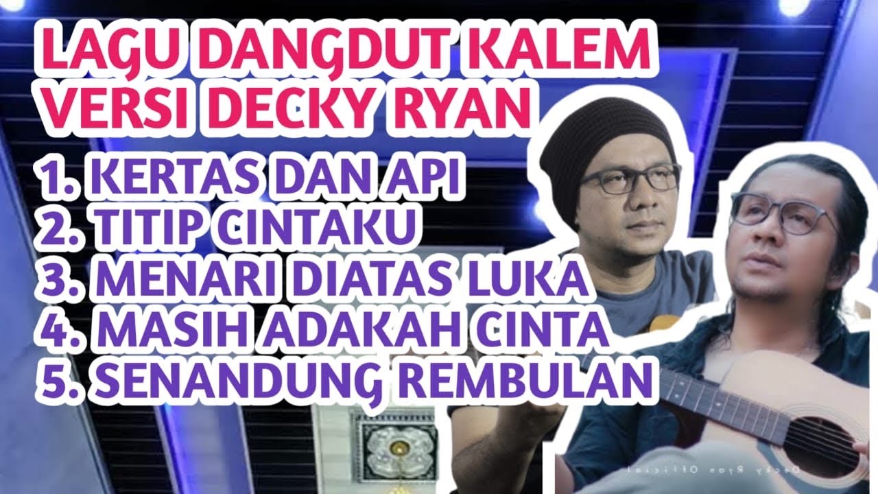 LAGU DANGDUT KALEM VERSI DECKY RYAN MENEMANI SAAT SANTUY #deckyryan 