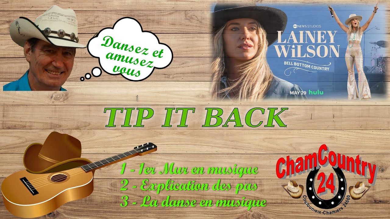Tip It Back - Line dance country ( Démo & Teach Fr)