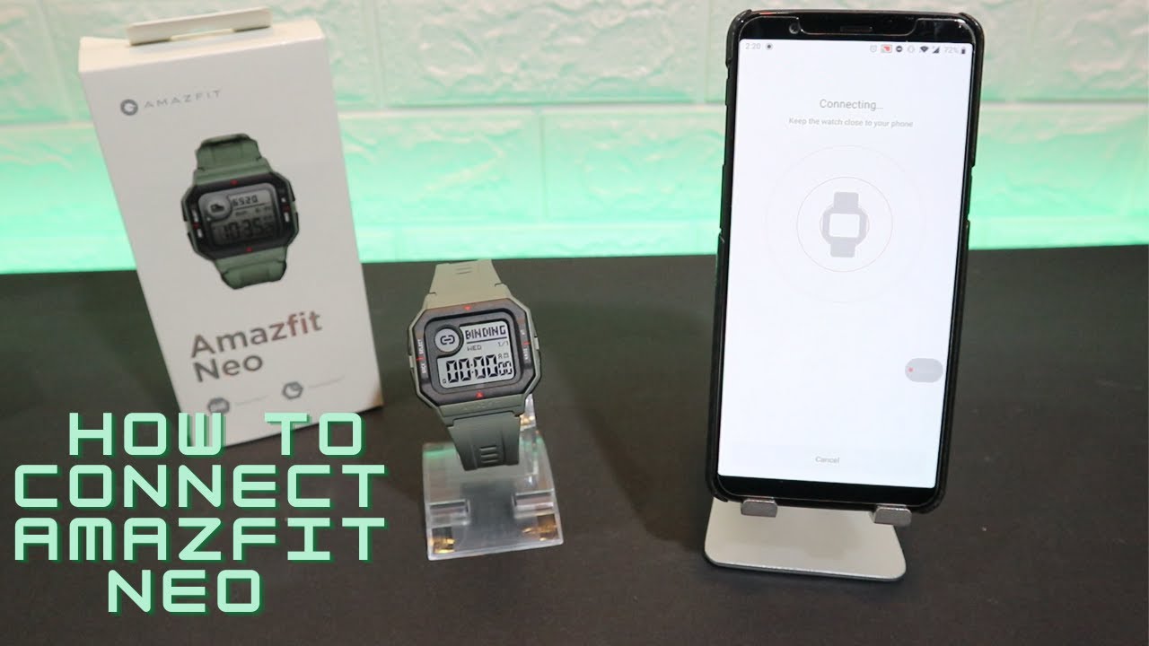 How to connect Amazfit Neo to Phone Zepp Android App