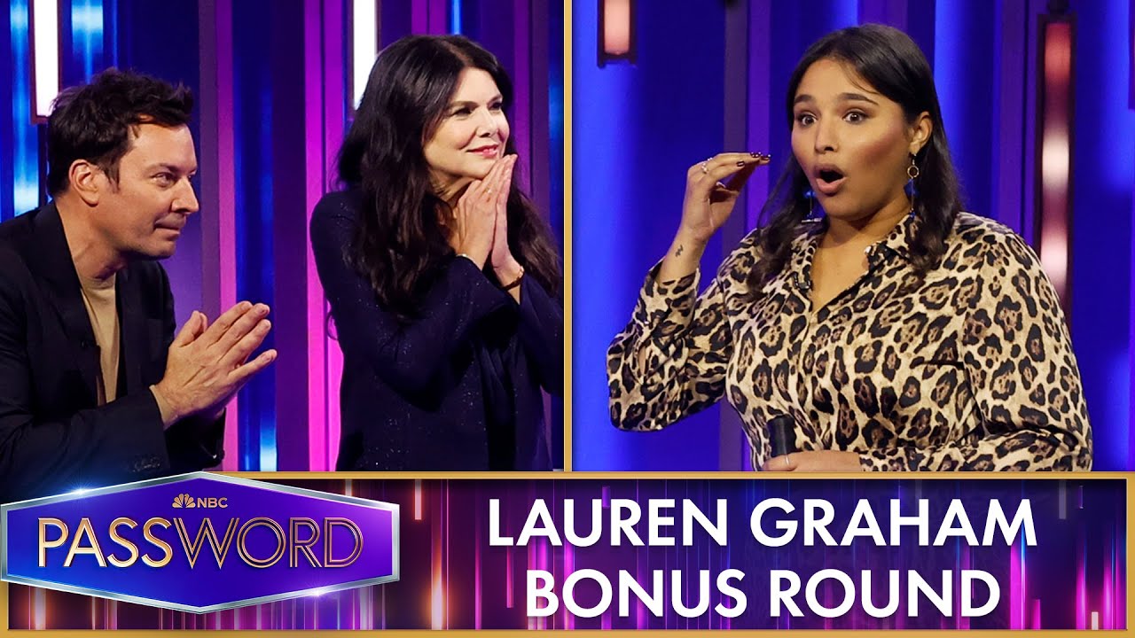 Lauren Graham and Jimmy Redeem Themselves in a Bonus Round of Password