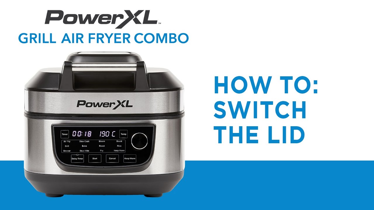 PowerXL Combo 12-in-1 Best Features Review by Eric Theiss + How to Switch The Lid