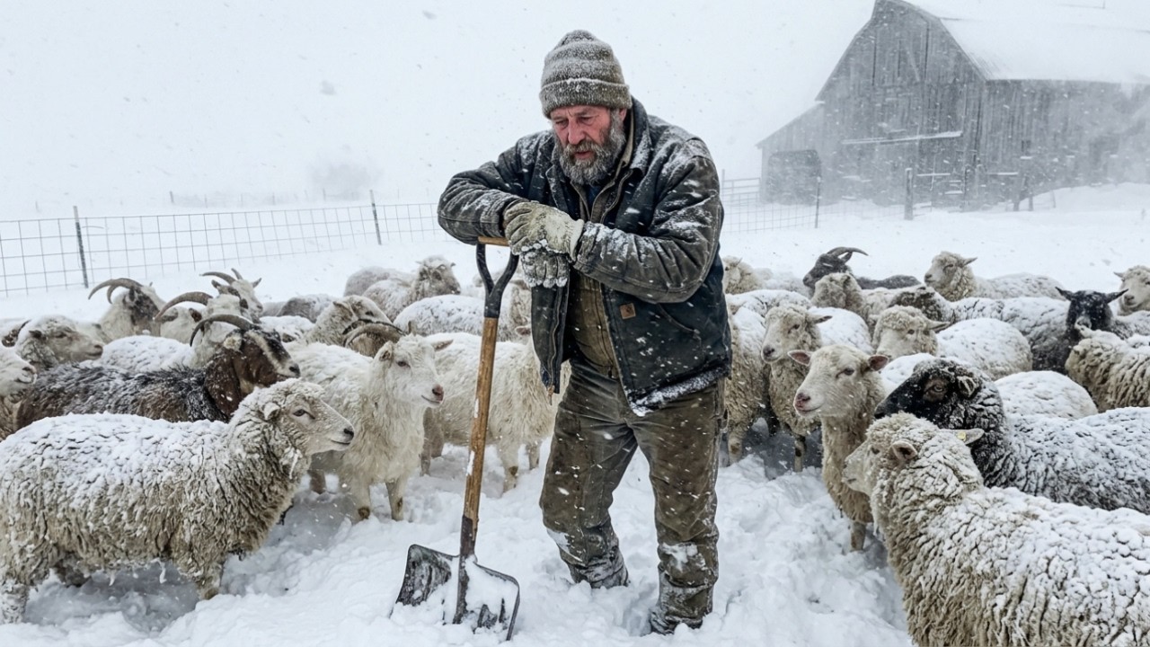 Rescuing 50 Stranded Animals in a Lonely Mountain Blizzard