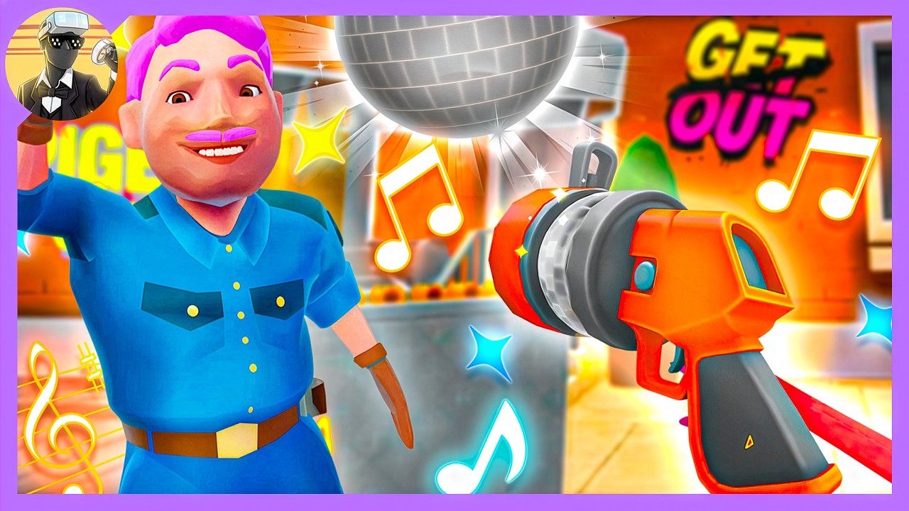 Fighting Police with a DANCE GUN!? | I am Bird VR (New Game)