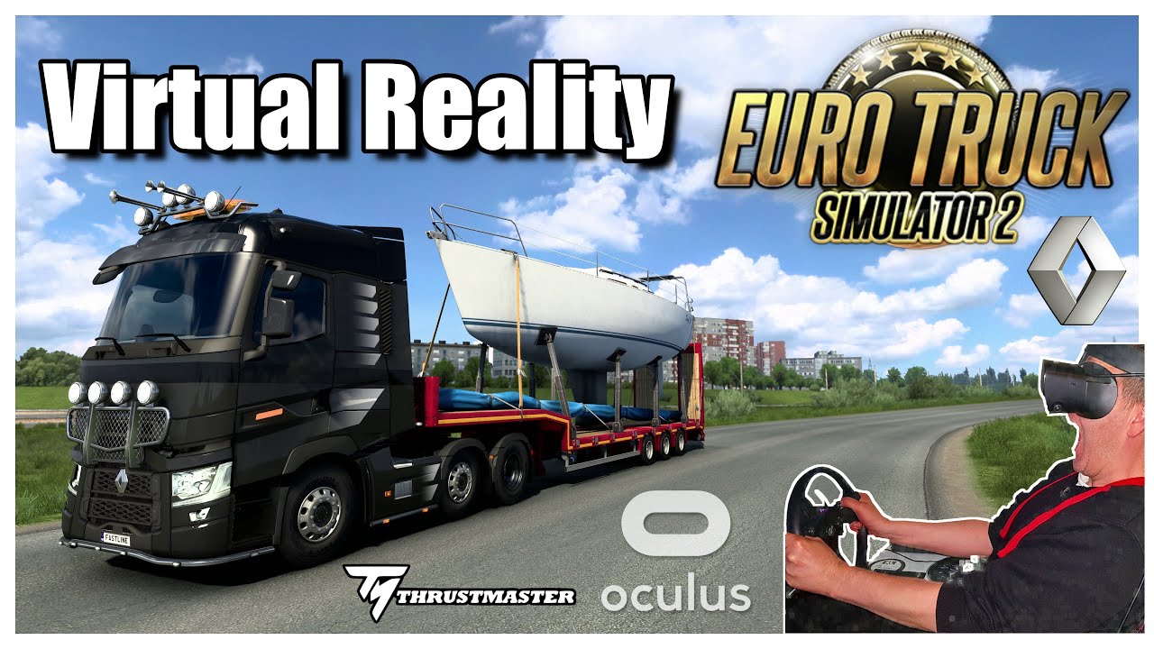 One of The Most Immersive VR Games | Euro Truck Simulator 2 - 4K | Commentary & Wheel Cam