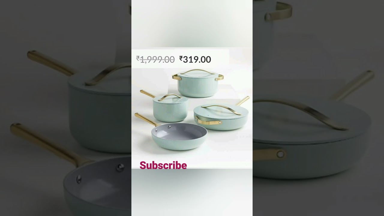 Nonstick Ceramic Set 319 Rs Only | Kitchen | Shopping ka Time