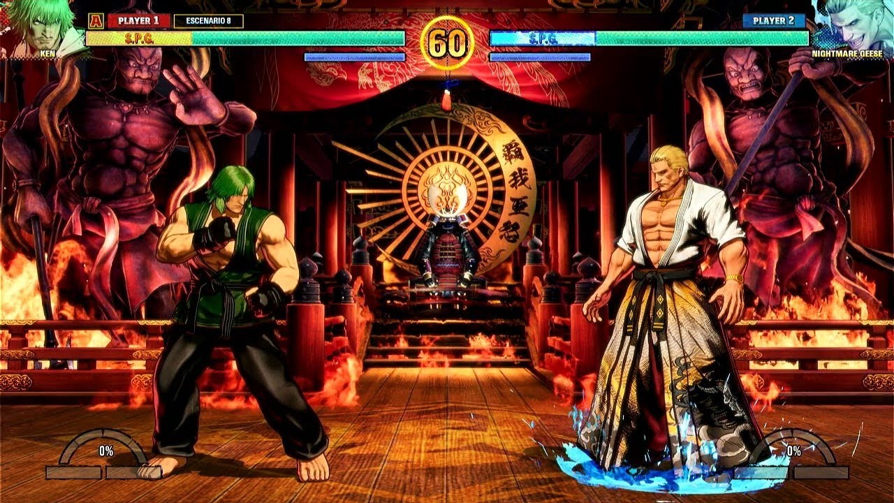 KEN VS NIGHTMARE GEESE (ARCADE LVL 5) - FATAL FURY COTW