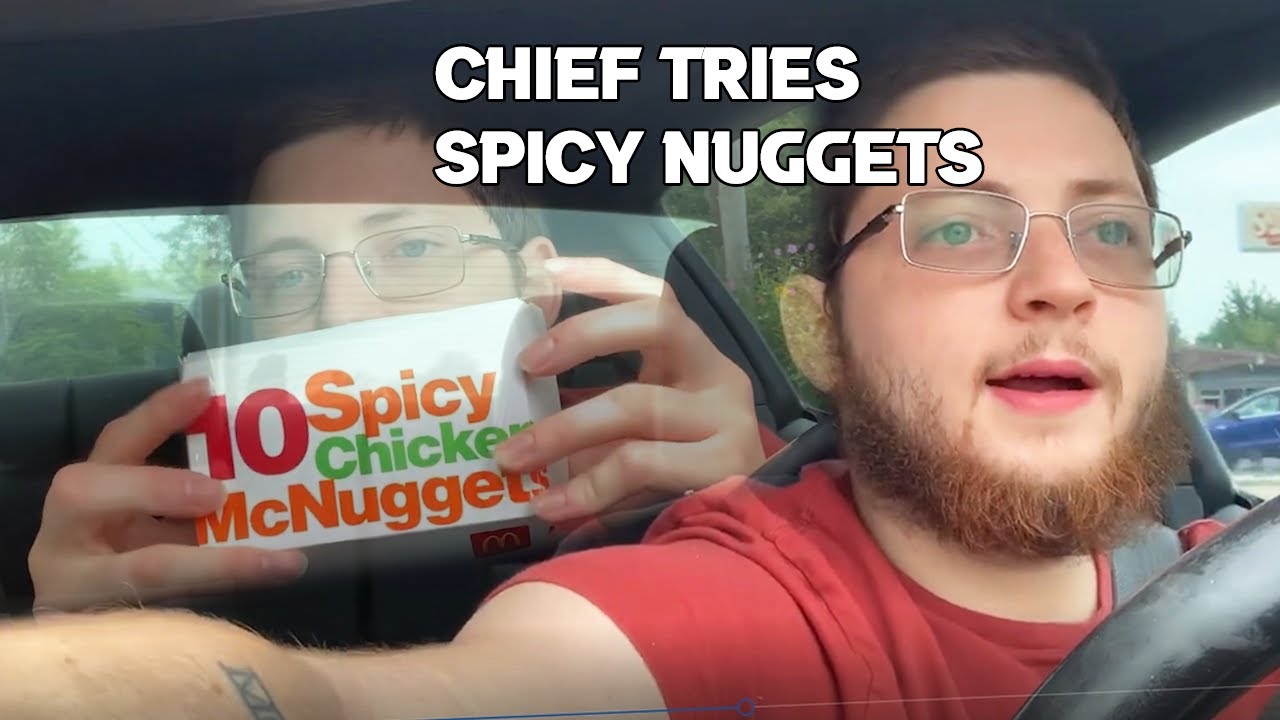 Chief IRL tries NEW SPICY NUGGETS from MCDONALDS!!