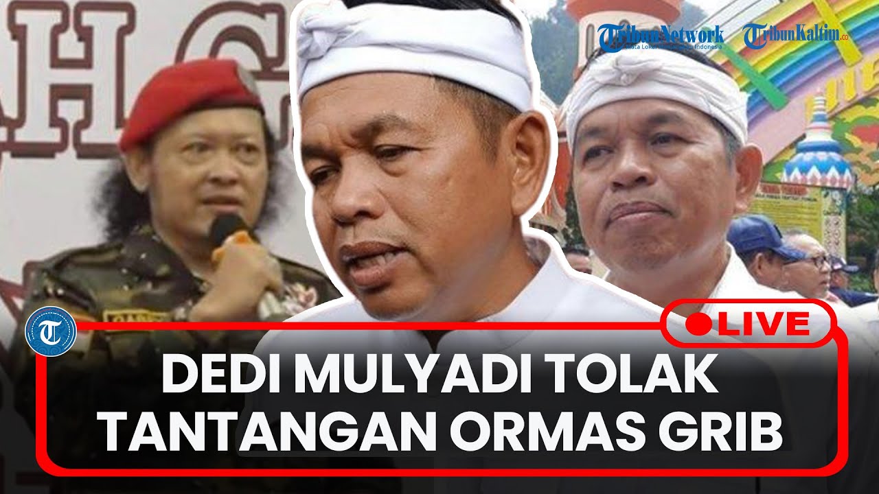 🔴LIVE: Dedi Mulyadi tolak tantangan dari Ketua GRIB Jaya Jabar Gabryel Alexander Etwiorry