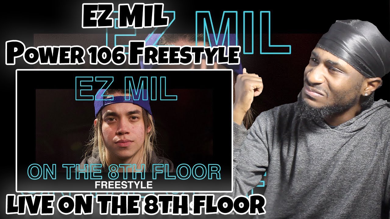 HE DROPPED IT!!! | FIRST TIME HEARING EZ Mil On Power 106 Freestyle LIVE ON THE 8TH FLOOR | REACTION