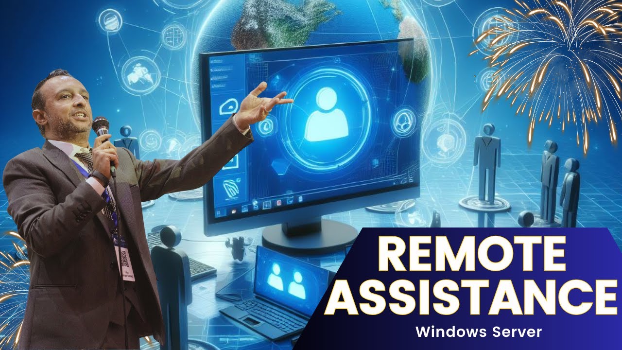 Remote Assistance - Windows Server -  Arabic - By : Mohamed Zohdy - شرح عربي