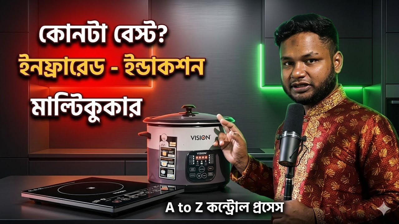  ইন্ডাকশন-ইনফ্রারেড-মাল্টি কুকার কোনটি কেনা উচিৎ? ইনফারেড,ইন্ডাকশন চুলা এবং মাল্টি কুকারের দাম।