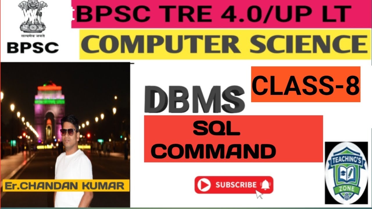 BPSC TRE 4.0 COMPUTER SCIENCE ll DBMS ll CLASS -08 ll 👇👇💥🔥🖥️#bpsctre4 #bpsc #motivation #stetresult 