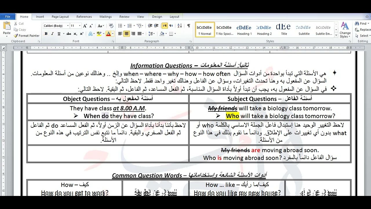 Level 4 (Grammar): Chapter 2 - Part 1