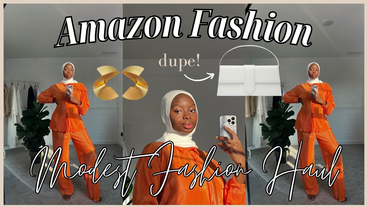 Amazon Summer Modest Fashion Haul | Try On Haul, Perfect Plisse Set, & Jacquemus Purse Dupe