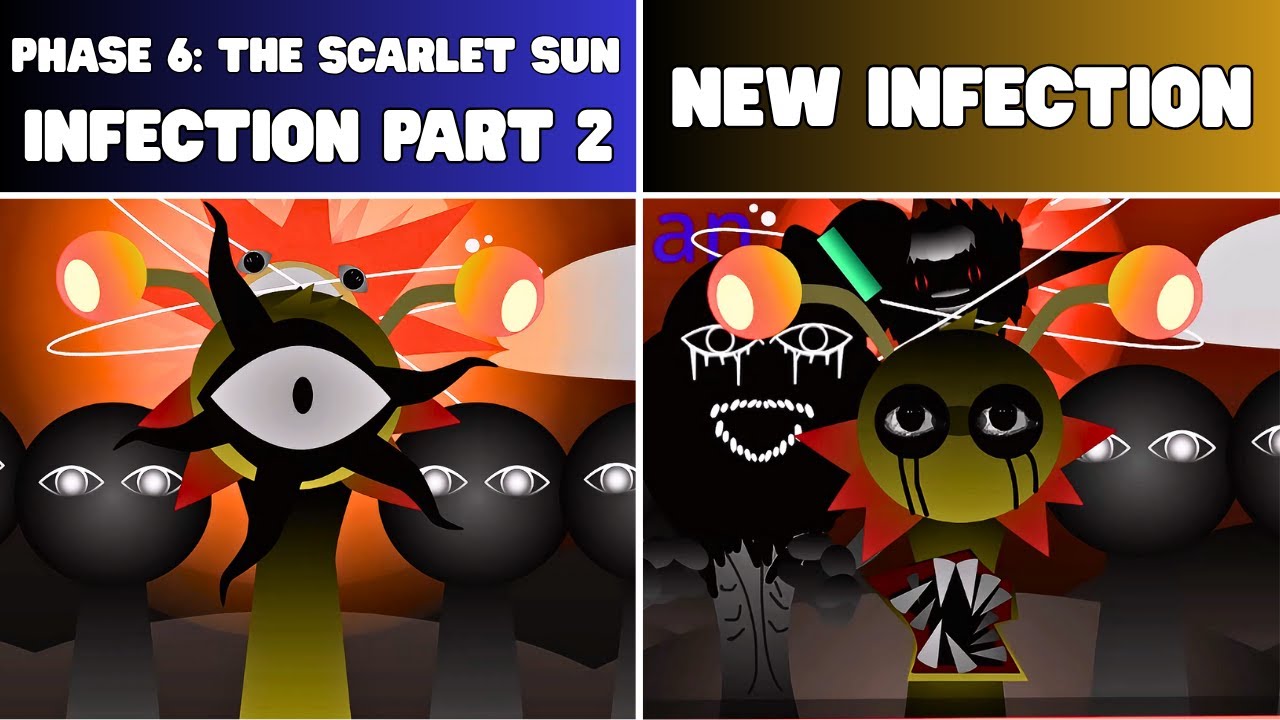 Incredibox Sprunki Phase 6: The Scarlet Sun – Infection Part 2 VS New Infection: Who Wins?