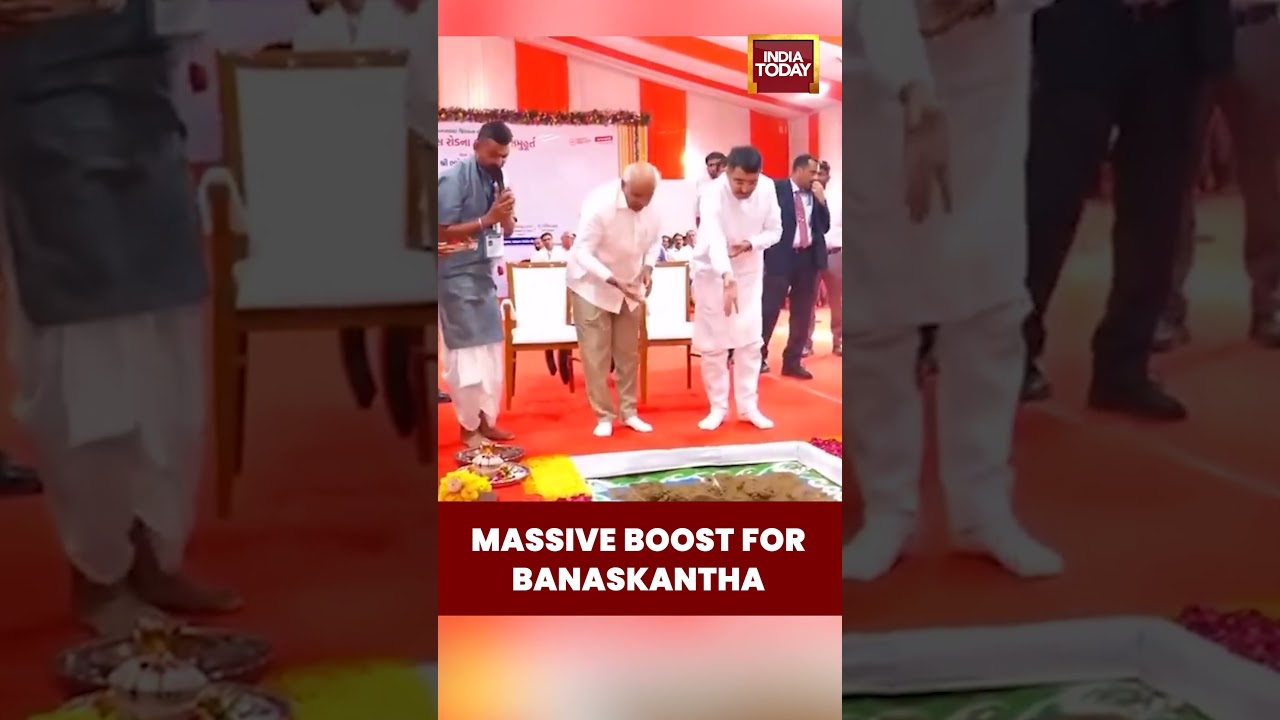 Gujarat CM Lays Foundation Stone for ₹562 Crore #palanpur Greenfield Bypass Road in #banaskantha