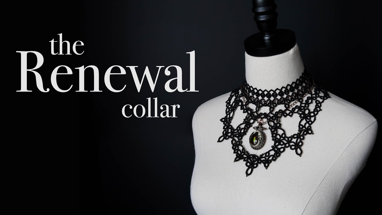 Shuttle Tatting ASMR The Renewal Collar