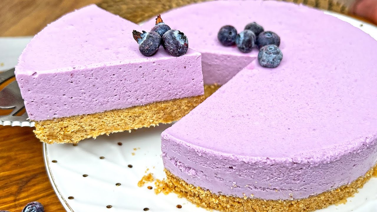 Десерт без выпечки / без сахара / без муки! Вкусный ягодный торт за 10 минут