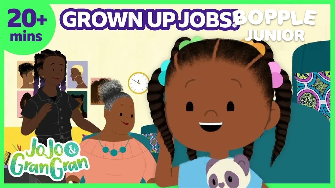 JoJo Explores Grown-Up Jobs in the City! | JoJo & Gran Gran | BBC Kids