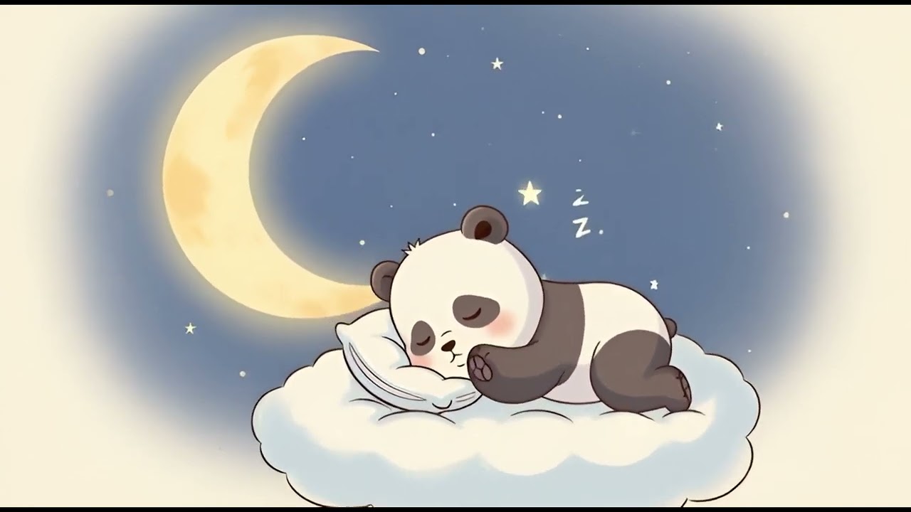 แพนด้าน้อยบนก้อนเมฆ | เพลงกล่อมนอนเด็ก 🌙☁️ Sleep with Panda | Gentle Lullaby & Nature Sounds